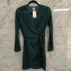 Green Hm Sequin Dress for Sale up to 90% Off: Poshmark